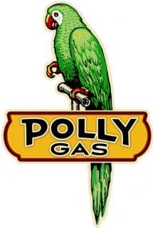 Polly Gas Automotive Custom Metal Shape   Victory Vintage Signs   Decorative Signs