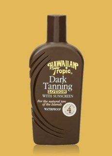 Dark Tanning Lotion SPF 4   4 oz, (Hawaiian Tropic)  Tanning Oils  Beauty