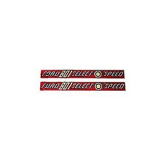 Ford 801 Select O Speed Mylar Decal Set Automotive