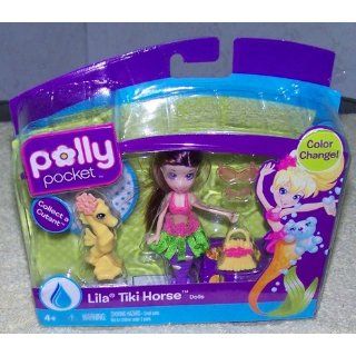 Polly Pocket Cutant Lila & Tiki Horse Figure Set Toys & Games