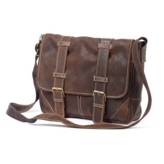ClaireChase Personalized Sorrento Messenger Bag   Distressed Brown   Messenger Bags