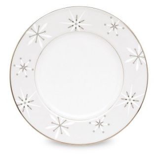 Lenox Federal Platinum Christmas Snowflake Accent Plate   Salad & Dessert Plates