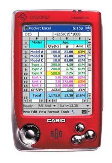 Casio Cassiopeia EM 500 Color Pocket PC (Red) Electronics