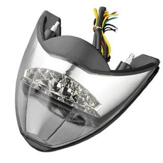 Crystal Clear Lens Integrated 32 LED Taillight Turn Signal Light Running Brake Stop Lighting Direct Fit for KTM 950 LC8 Adventure 2003 2005 03 04 05 Automotive