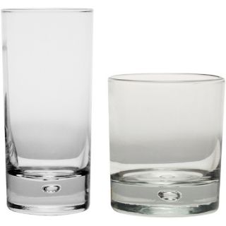 Circleware Oslo 16 Piece Drinking Glass Set   Drinking Glasses