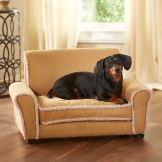 Enchanted Home Pet Ultra Plush Modern Bed   Chestnut   Dog Beds