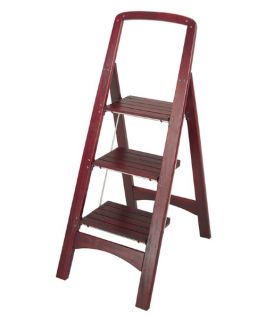 Cosco 3 Step Wooden Rockford Step Stool   Step Stools
