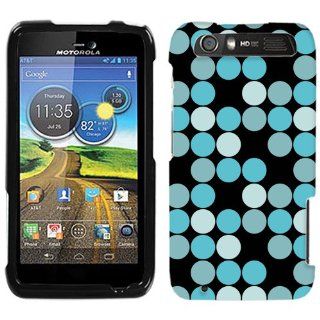 Motorola Atrix HD Fashion Blue Dots Phone Case Cover Cell Phones & Accessories