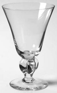 Swedish Crystal Gulli/Ingrid (Clear) Water Goblet   All Clear,Plain,4 Lobe Stem,