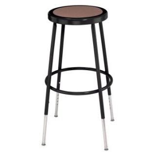 National Public Seating Black Hardboard Stool   25   32.5 in. Adjustable Height   Drafting Chairs & Stools