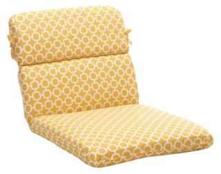 Pillow Perfect 40.5 x 21 Outdoor Geometric Chair Cushion   Outdoor Cushions