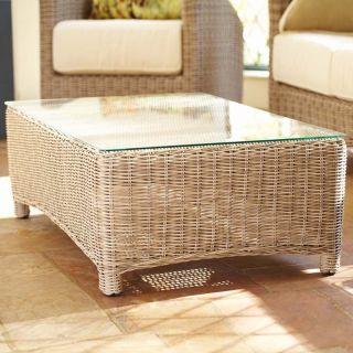 Anacara Pacifica All Weather Wicker Coffee Table   Wicker Tables & Accents