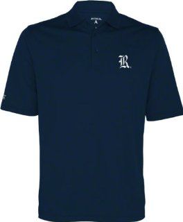 Rice Owls Navy Exceed Desert Dry Polo Shirt  Sports Fan Polo Shirts  Sports & Outdoors