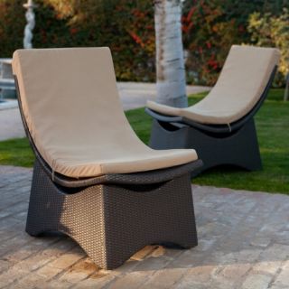 Tahara All Weather Wicker Lounge Chairs   Set of 2   Wicker Chairs & Seating