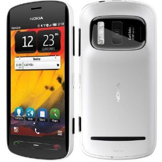 Nokia 808 Pureview , White (Factory Unlocked) Smartphone 41 Megapixel Camera  Specail Gift for Special One Fast Shipping Cell Phones & Accessories