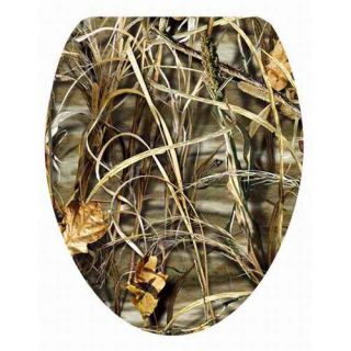 Topseat 6TSPE8652CP Vario Scenario Realtree Camouflage (APG, Max 1, Max 4 Patterns) Elongated 3D Toilet Seat   Toilet Seats