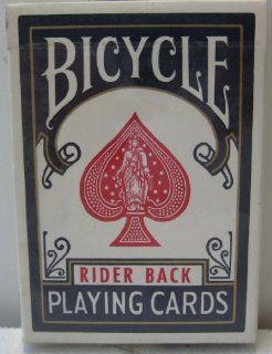 Bicycle Rider Back ( Poker 808 ) Playing Cards   Blue   Great for playing blackjack, poker, Texas hold'em, go fish, war, and other famous las vegas casino games 