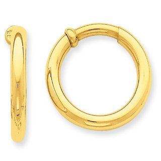 14k Non Pierced Hoop Earrings Jewelry