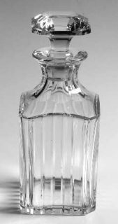 Baccarat Harmonie Square Decanter with Stopper   Cut Vertical Lines, Square Bowl