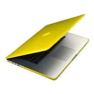UHURU CASE For new Apple (MUST be WITH retina display) Macbook Pro 15.4" 15 Inch Aluminum Unibody A1398   Yellow Crystal Case (LATEST VERSION / No DVD Drive / Release June 2012) with UHURU cleaning cloth Computers & Accessories