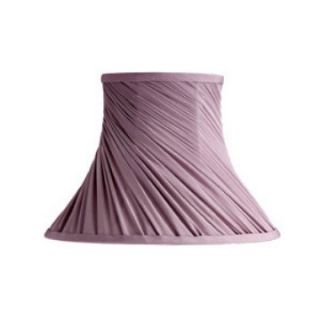 Chelsea Mauve Swirled Pleat Bell Lamp Shade.   Lamp Shades