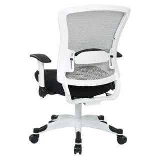 Office Star Pulsar Mesh Managers Chair with Height Adjustable Flip Arms 317W 