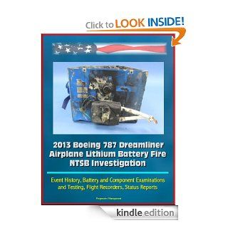 2013 Boeing 787 Dreamliner Airplane Lithium Battery Fire NTSB Investigation   Event History, Battery and Component Examinations and Testing, Flight Recorders, Status Reports eBook U.S.  Government, National Transportation  Safety Board (NTSB) Kindle Stor
