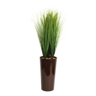 40 in. Dogtails with Cylinder Planter   Silk Plants