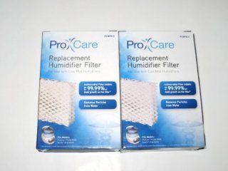 2 Pack Pro Care Replacement Humidifier Filter PCWF813 For Use With Cool Mist Humidifiers Fits Models ProCare PCCM 832N & Relion RCM 832N, Robitussin, Duracraft, Sesame Street & Many More (See List)   Vicks Humidifier Filter