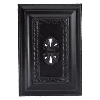 Craftmade Black Semi Gloss Hand Carved Rectangle Door Chime   Doorbells