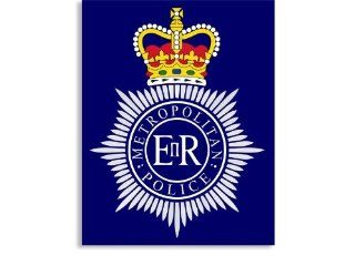 London Metropolitan Police Badge Sticker 