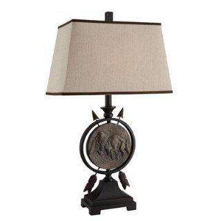 Crestview Collection CSAUP789 Buffalo Crossing Table Lamp 30" Ht   Childrens Lamps