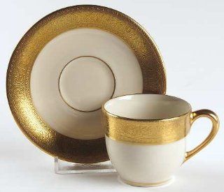 Lenox China Westchester Flat Demitasse Cup & Saucer, Fine China Dinnerware Drinkware Cups With Saucers Kitchen & Dining