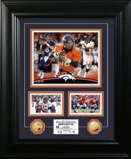 Denver Broncos Peyton Manning "Marquee" Gold Coin Photo Mint  Sports Related Collectible Photomints  Sports & Outdoors