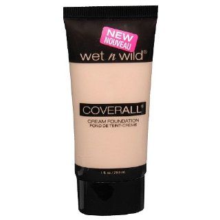 Wet N Wild CoverAll Cream Foundation, #815 Fair   1 Oz, Pack of 3 Beauty