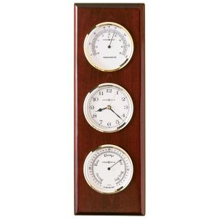 Howard Miller Shore Station Wall Clock   5 in. Wide   Weather Stations