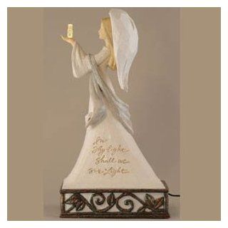 Foundations Lighted Angel Advent Figurine Retired 118160   Collectible Figurines