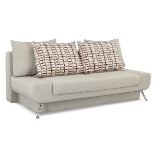 Amanda Convertible Sofa with Pillows   Light Brown   Sofas