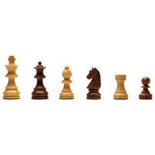 WE Games French Staunton Sheesham Chessmen   4 in. King   Chess Pieces