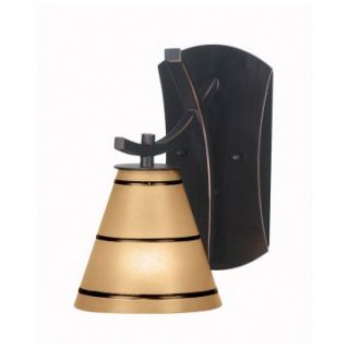 Kenroy Home Wright Sconce Light   6W in. Oil Rubbed Bronze   Wall Lighting