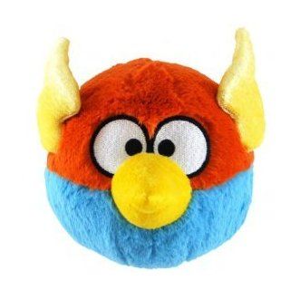 Angry Birds 5" Space Lightning Bird Orange & Blue Plush with Sound Toys & Games