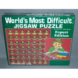 Leprechauns Luck   World Most Difficult Jigsaw Puzzle (Expert edition) Toys & Games