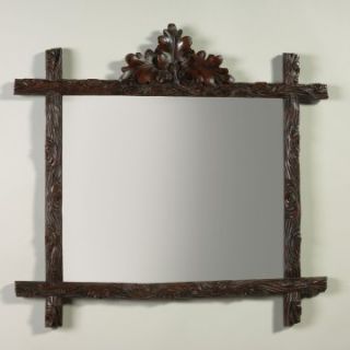 Oklahoma Casting Carved Stick Bevel Wall Mirror   Wall Mirrors