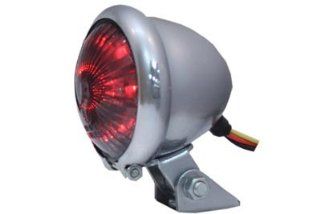 Motorcycle Round LED Tail Lamp with Smoked Lens Automotive