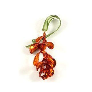 Real Mistletoe Ornament Dipped in Copper Iridescent   Decorative Hanging Ornaments