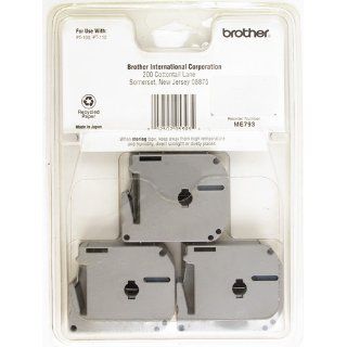 Brother ME793 P touch M Tape 3/Pack, Black on Pink, Black on Green, Black on Silver (Discontinued by Manufacturer) Electronics