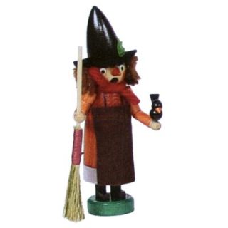 Halloween Witch with Broom German Incense Smoker