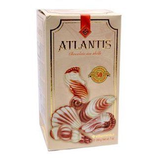"Atlantis" Chocolate Sea Shells, 7 oz  Chocolate Truffles  Grocery & Gourmet Food