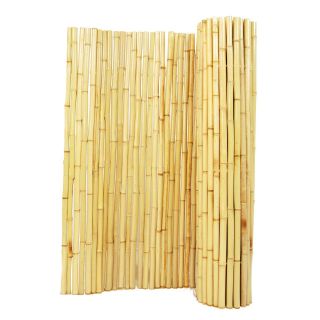 Backyard X Scapes 1 in. Natural Rolled Bamboo Fence   Garden Fences & Gates