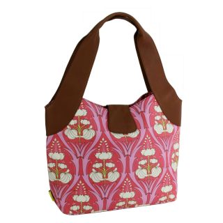 Amy Butler for Kalencom Supernatural Collection Sweet Rose Tote Bag   Passion Lily Tangerine   Luggage
